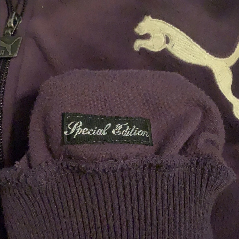 Puma Limited Edition Velour Track Jacket.
